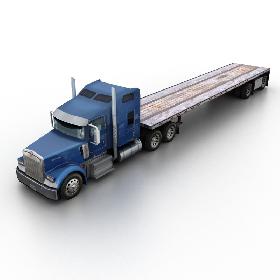 Kenworth W900 Flat Bed Loader